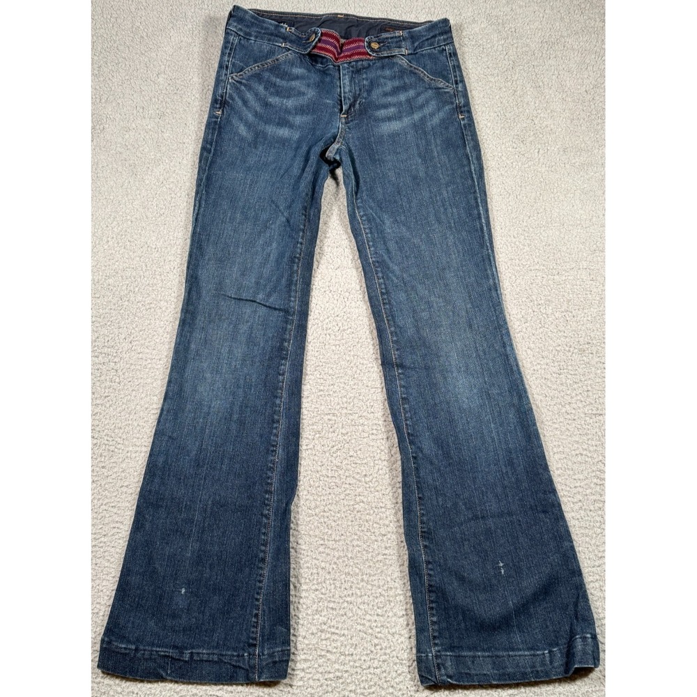 Citizens of Humanity Leigh 153 Jeans Womens 27 Blue Flare Leg Stretch USA Made